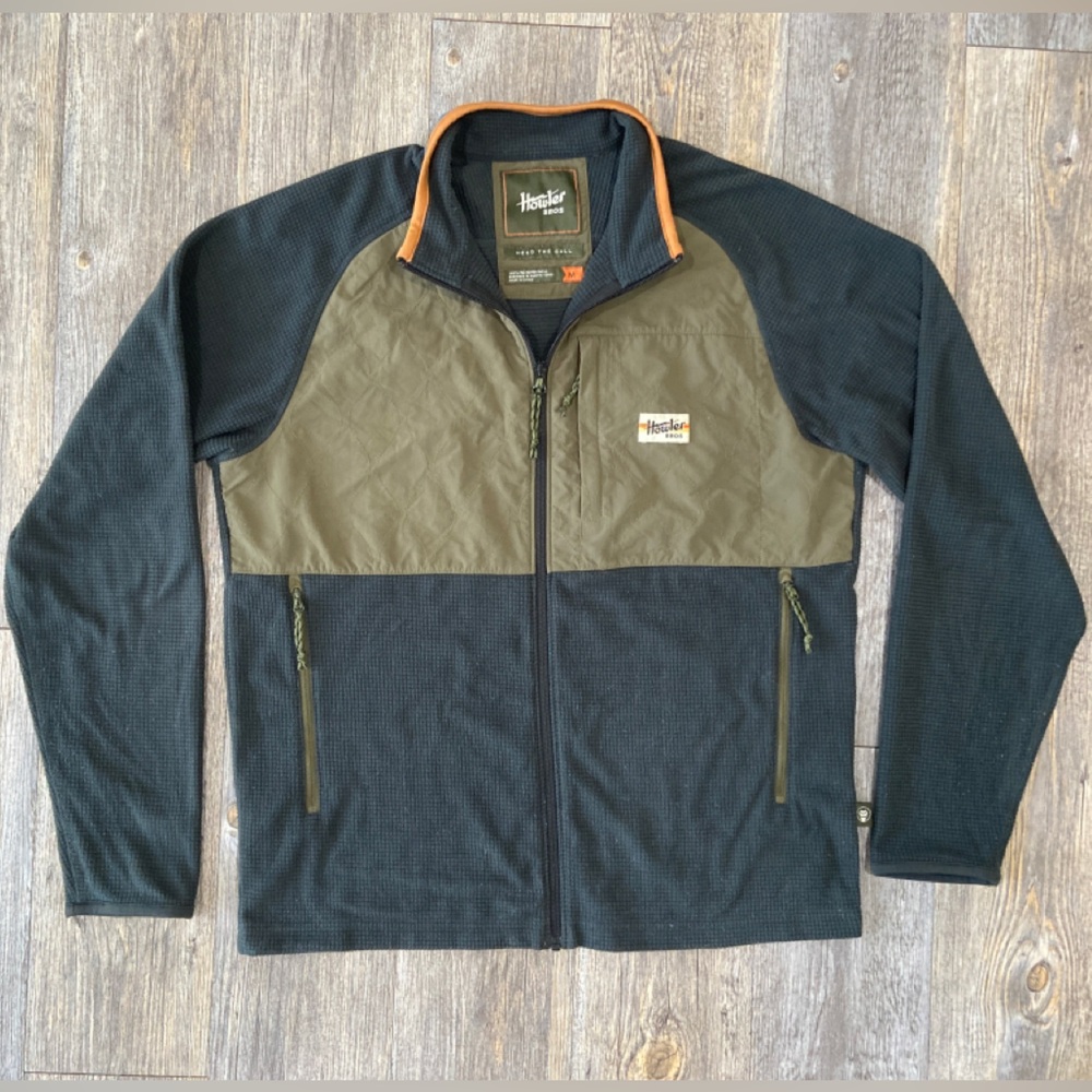 Howler Brothers Gorpcore Talisman Grid Fleece Jacket Medium Zip Utility Outdoors